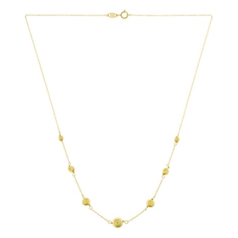 Collana Palline Oro Giallo 9kt