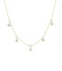 Collana Stelle Pendenti Oro Giallo 9kt Zirconi