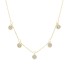 Collana Sfere Pendenti Oro Giallo 9kt Zirconi