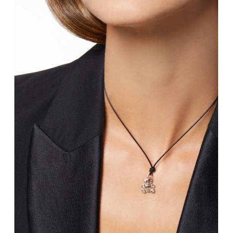 Charm Dodo Orsetto Oro Rosa 9Kt e Diamanti