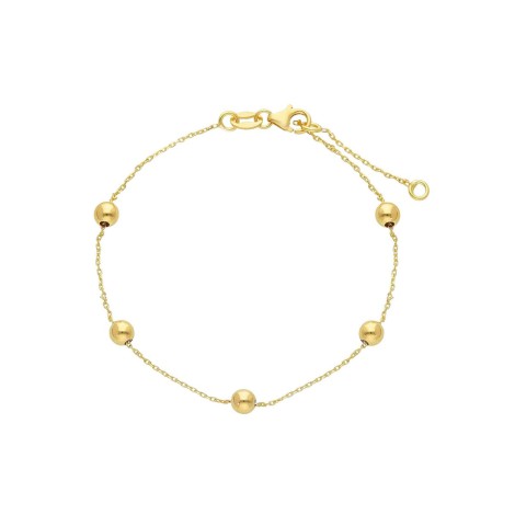 Bracciale Sfere Oro Giallo 18kt Passanti