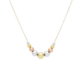 Collana Sfere Tre Ori 18kt