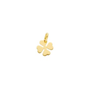 Ciondolo Quadrifoglio Oro Giallo 18kt Piccolo