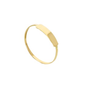 Anello Traghetta Centrale Oro Giallo 18kt