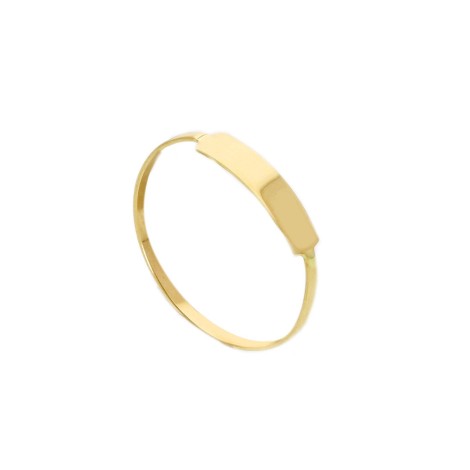 Anello Traghetta Centrale Oro Giallo 18kt