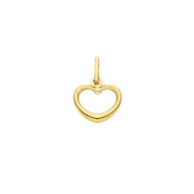 Ciondolo Cuore Oro Giallo 9Kt Mini Filo