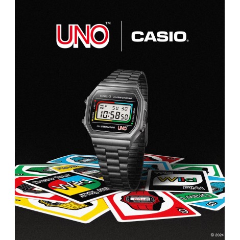 Orologio Casio Vintage Iconic Collaborazione UNO A168WEUC-1AER