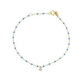 Bracciale Sfere Oro Giallo 9k Smalto e Zircone