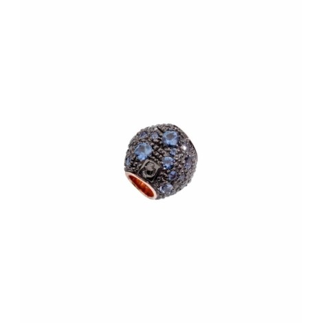 Dodo Pepita Oro Rosa 9kt Zaffiri Azzurri