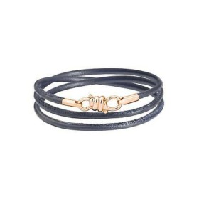 Bracciale Dodo Nodo in Pelle e Argento 925 Grigio