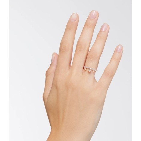 Anello Dodo Bollicine Argento e Oro Rosa ADBALL3/9/A