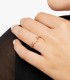 Anello Dodo Stellina Prezioso 9KT Oro Rosa Diamante 0,017 Ct DAC1008STAR3DB09R52