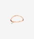 Anello Wave Dodo Essentials Oro Rosa 9kt Diamante Bianco 0,034 ct