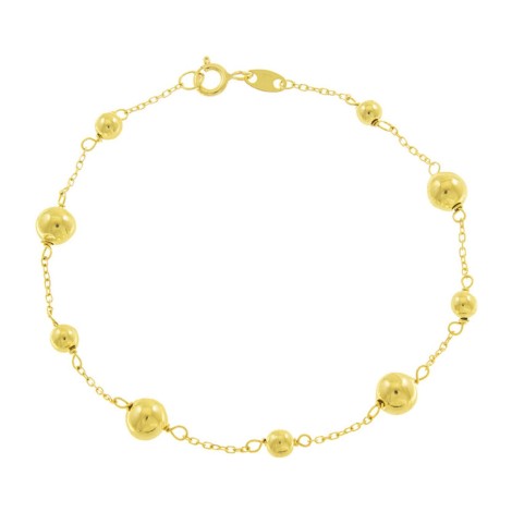 Bracciale Oro Giallo 9kt Sfere