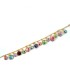 Bracciale Argento Dorato e Zirconi Colorati