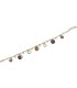 Bracciale Argento Dorato e Zirconi Colorati