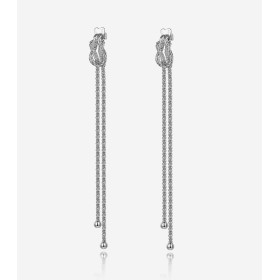Orecchini Lunghi Pianegonda Foedus Argento