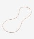 Collana Dodo Mini Granelli Argento Oro Rosa 9kt