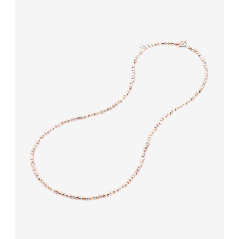 Collana Dodo Mini Granelli Argento Oro Rosa 9kt