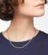 Collana Dodo Mini Granelli Argento Oro Rosa 9kt