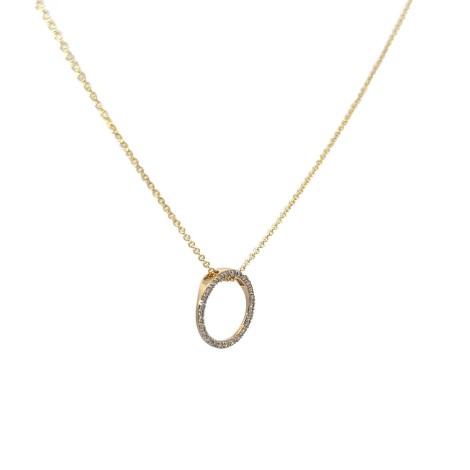 Collana Cerchio Oro Giallo 9kt