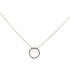 Collana Cerchio Oro Giallo 9kt Diamanti