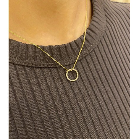 Collana Cerchio Oro Giallo 9kt
