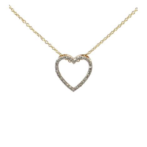Collana Cuore Oro Giallo 9kt