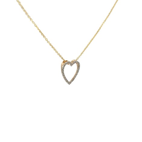 Collana Cuore Oro Giallo 9kt