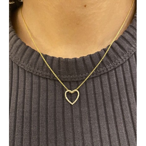 Collana Cuore Oro Giallo 9kt