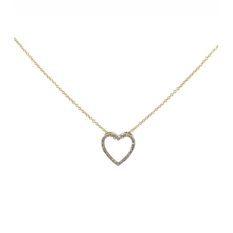 Collana Cuore Oro Giallo 9kt