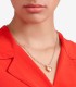 Collana Dodo Lucchetto Cuore Argento Oro Rosa 9kt