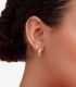 Orecchini Dodo Hoop Cuore Argento