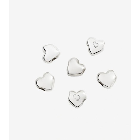 Bustina 6 Cuori Argento
