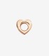 Componente Copri Brisè Cuore Oro Rosa 9kt