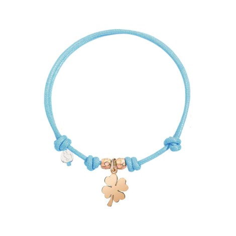 Bracciale Dodo Cordino Charm Quadrifoglio