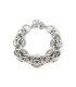 Bracciale Catena Cerchietti Ovali Argento