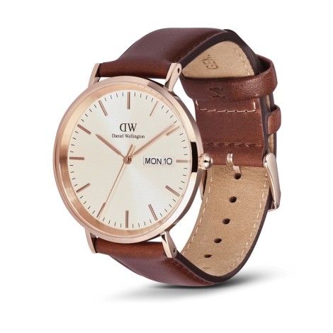 Orologio Daniel Wellington Classic Day Display St Mawes Rose Gold Champagne