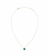 Collana Daniel Wellington Necklace Malachite Gold