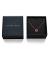 Collana Daniel Wellington Necklace Red Agathe Gold