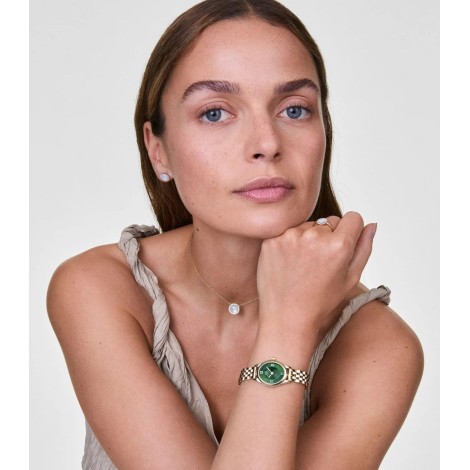 Collana Daniel Wellington Necklace Mother of Pearl Gold