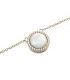 Collana Daniel Wellington Necklace Mother of Pearl Gold