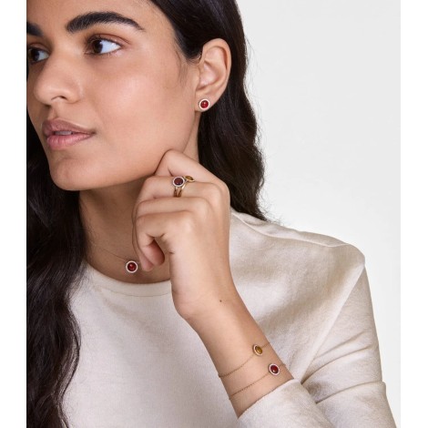 Bracciale Daniel Wellington Red Agate Gold