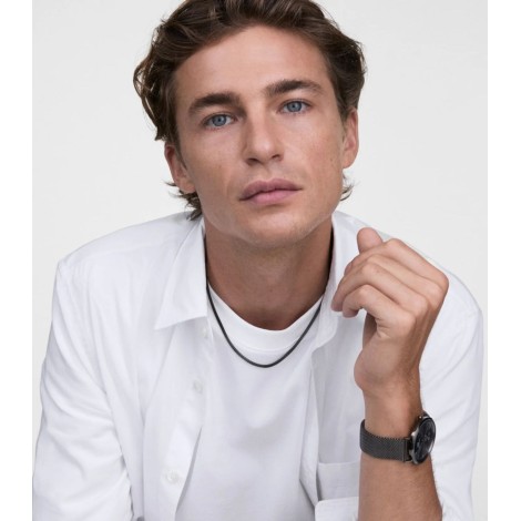 Collana Daniel Wellington Tide Mesh Graphite 1.8