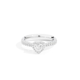 Anello Recarlo Anniversary Love Oro Bianco 18Kt Diamanti
