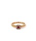 Anello Donna Rubino e Diamanti Oro Rosa 18 kt