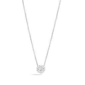 Collana Re Carlo Anniversary Love Oro Bianco 18 Kt Diamanti