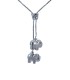 Collana Sali e Scendi Elefanti Oro Bianco 18Kt