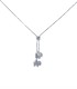 Collana Elefanti Oro Bianco 18Kt Brillanti