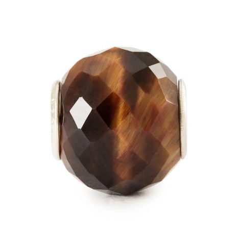 Beads Trollbeads Occhio di Tigre Rotondo Sfaccettato TSTBE-00041